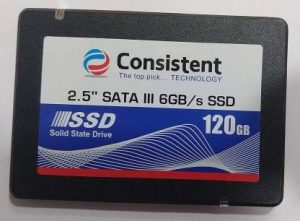 120 GB SATA SSD Consistent 