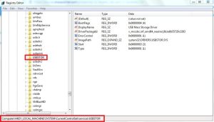 Disable or Enable USB Ports using Registry Editor