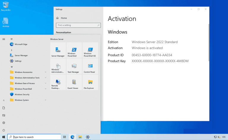 Window server 2022 activator