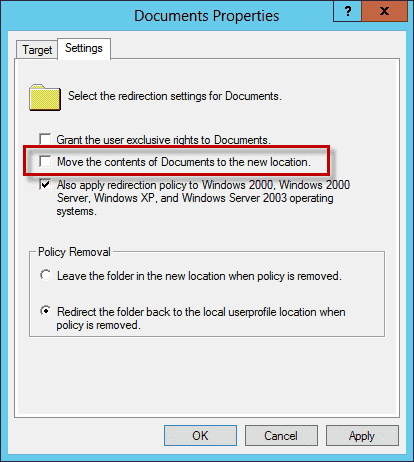 Folder Redirection in Active Directory